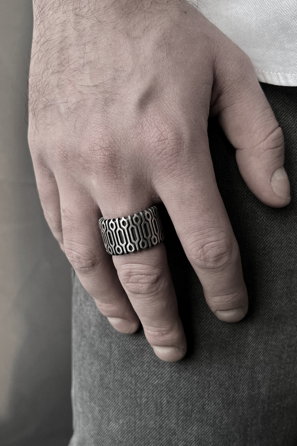 Pythagoras 925 Ayar Gümüş Yüzük - 2