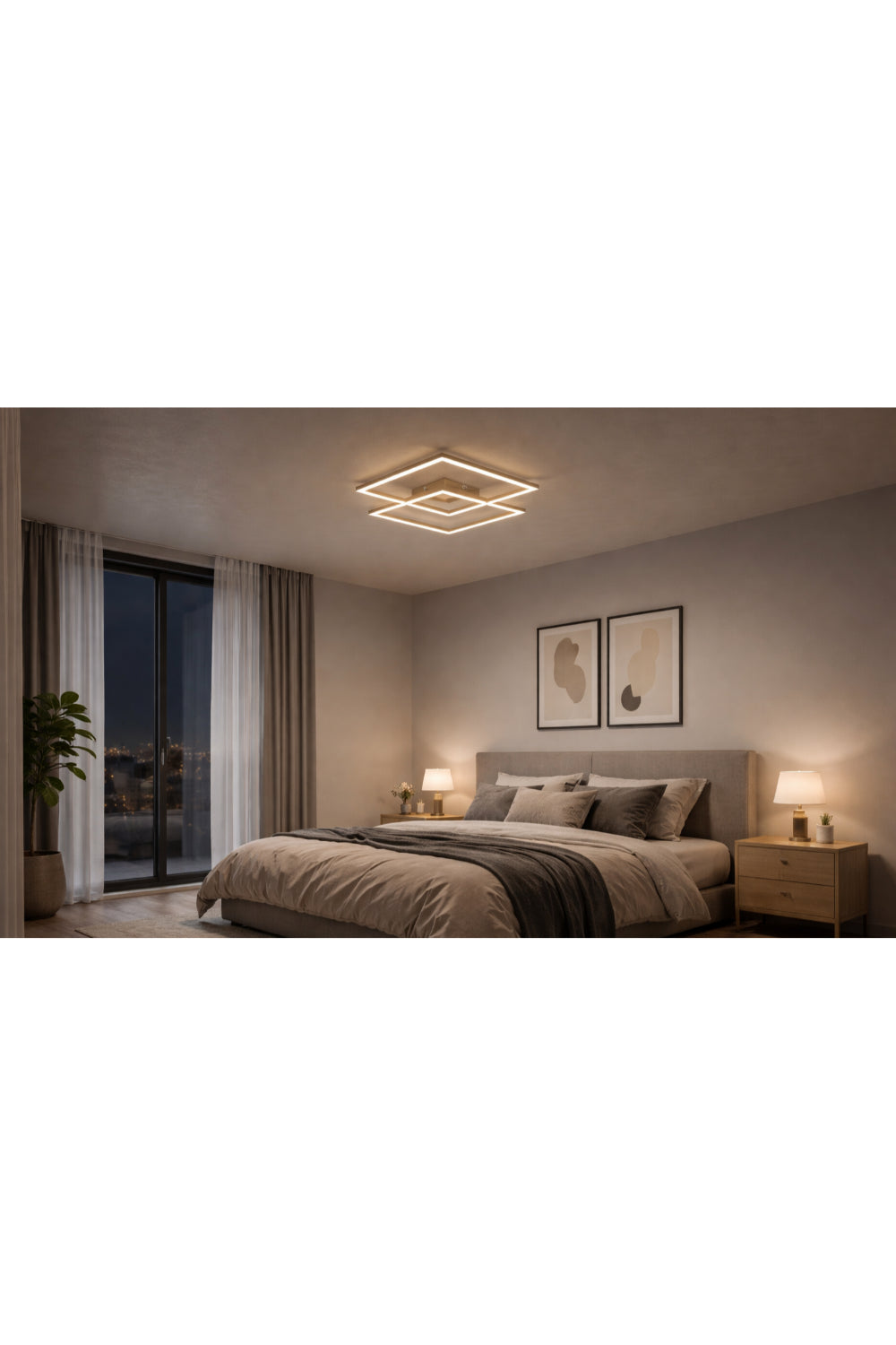 Twinsque 70 Cm Modern Plafonyer Led Avize - 2