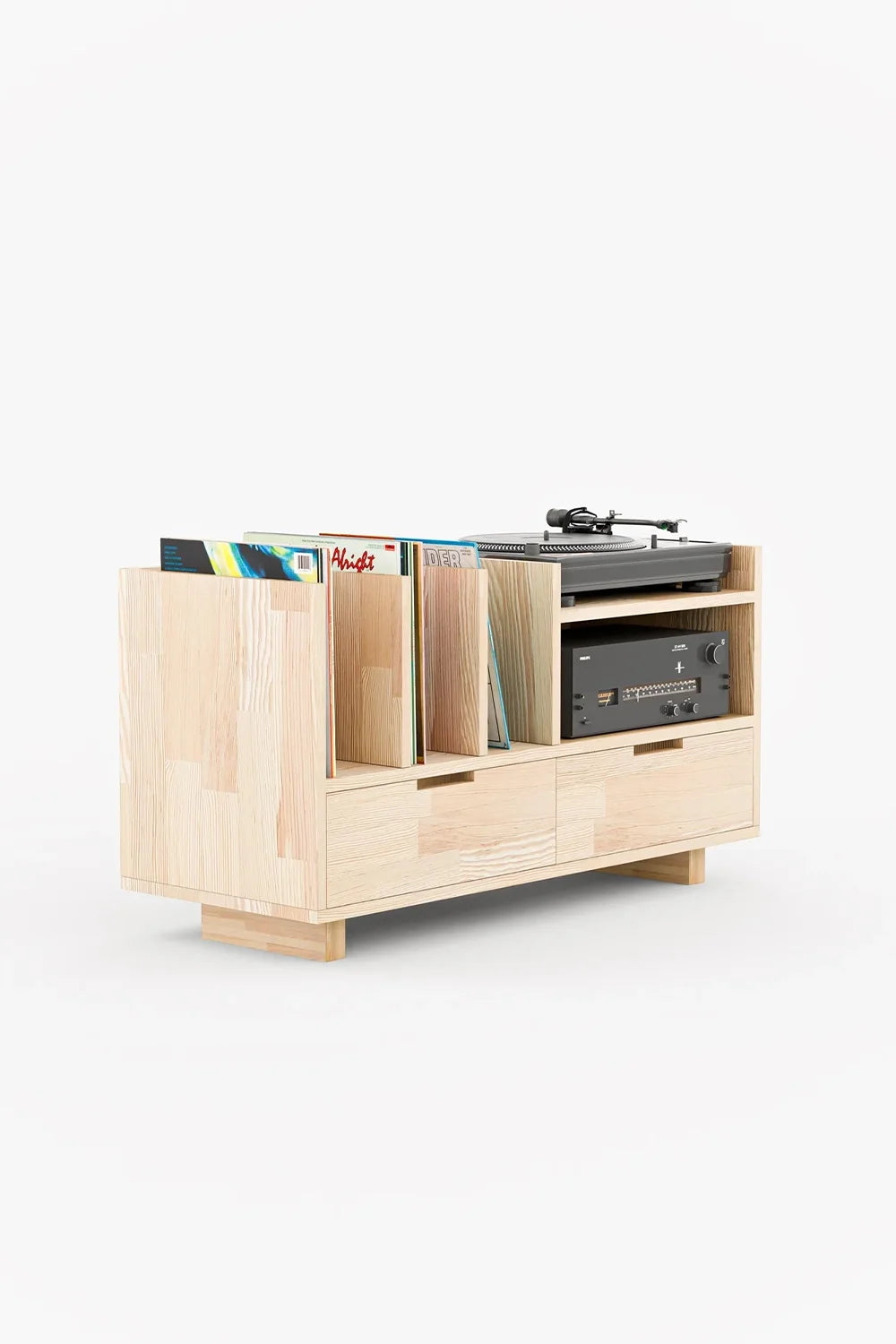 Masif Ahşap Pikap & Plak Depolama Sistemi - 5