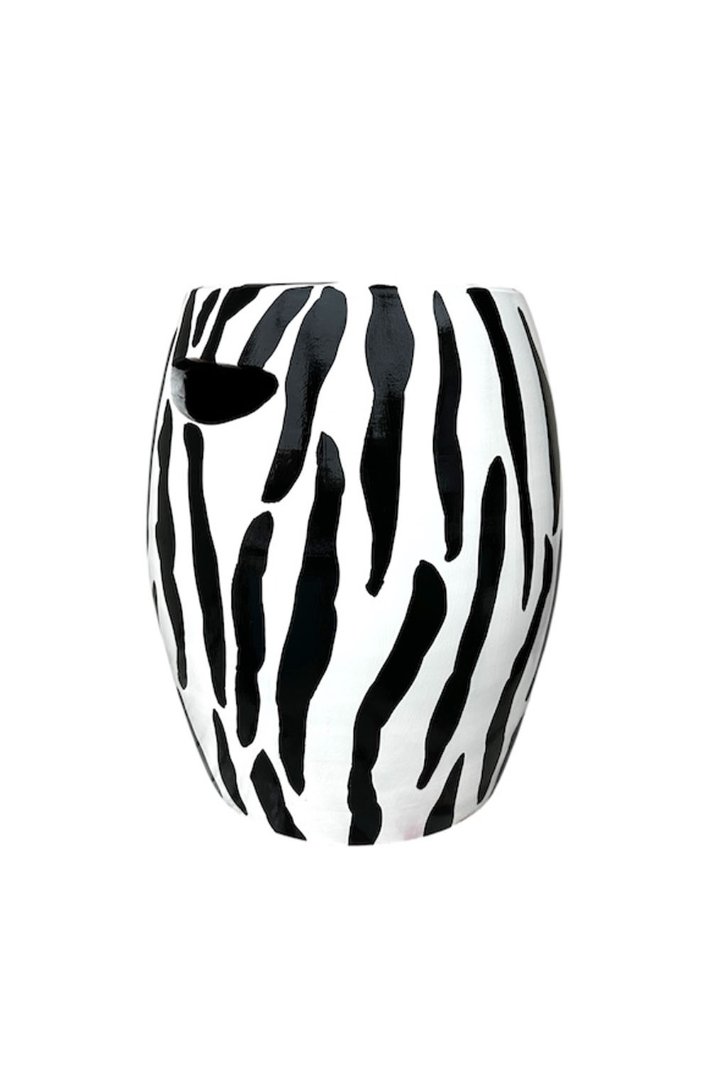 Zebra Desen Seramik Sehpa - 1
