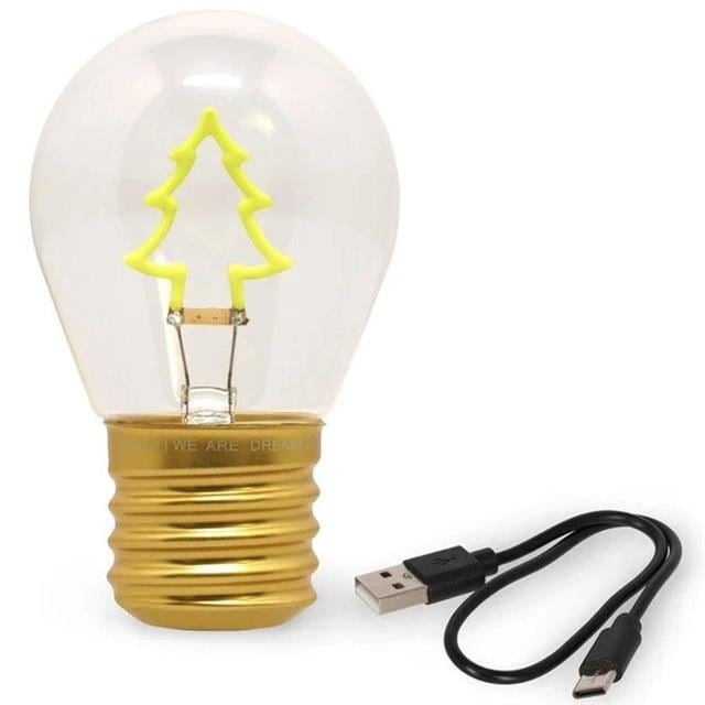 Yılbaşı Led Masa Işığı Çam Ağacı - 1