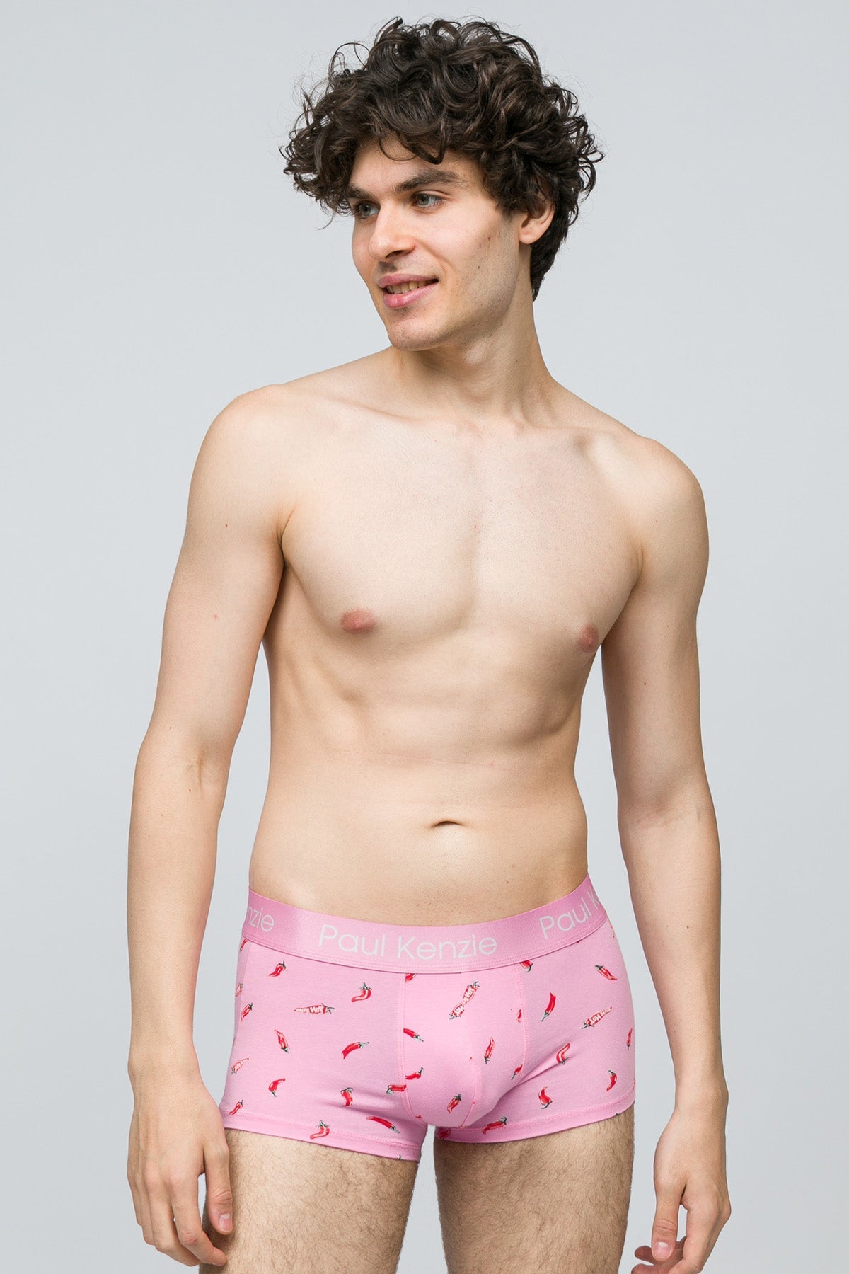 Desenli Erkek Trunk Boxer Chili - 0