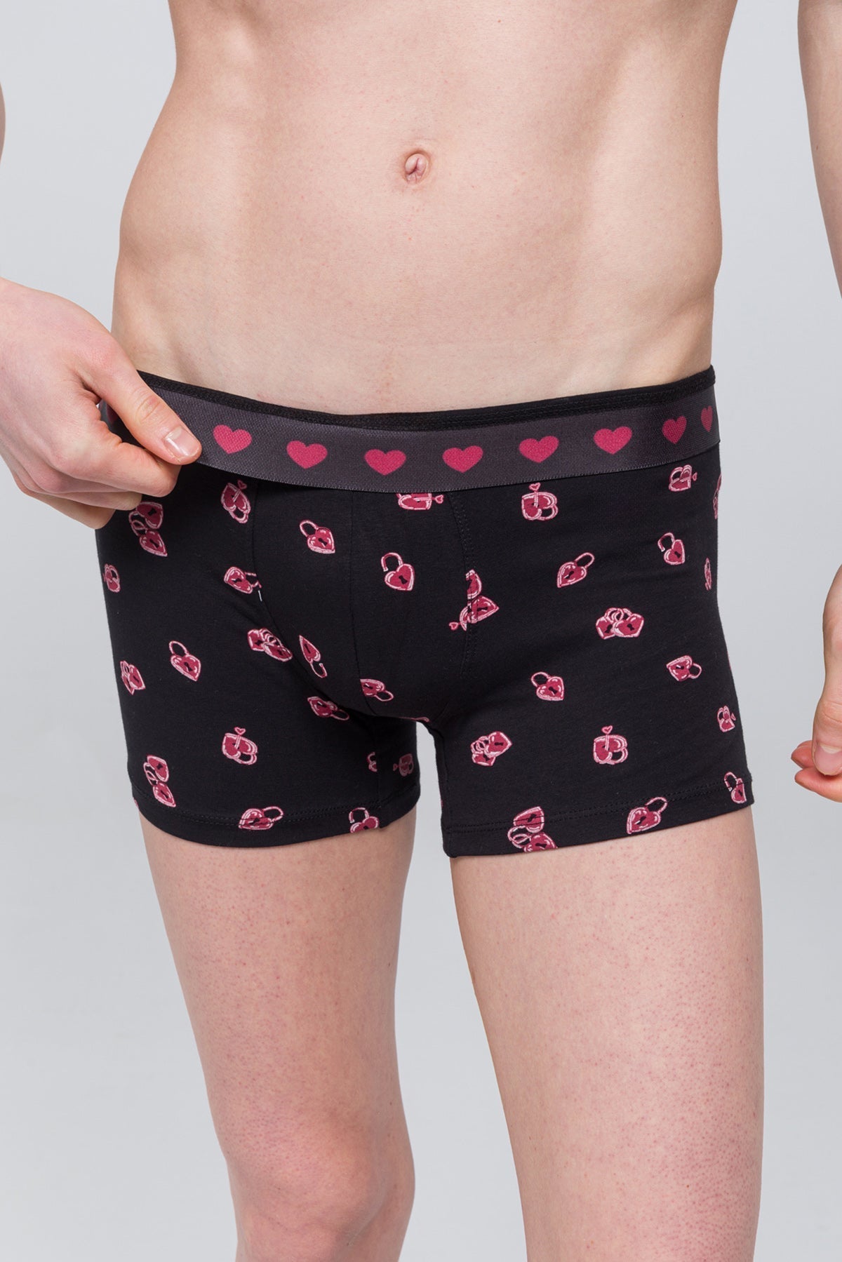 Desenli Erkek Boxer Valentine Collection Lovelock - 6
