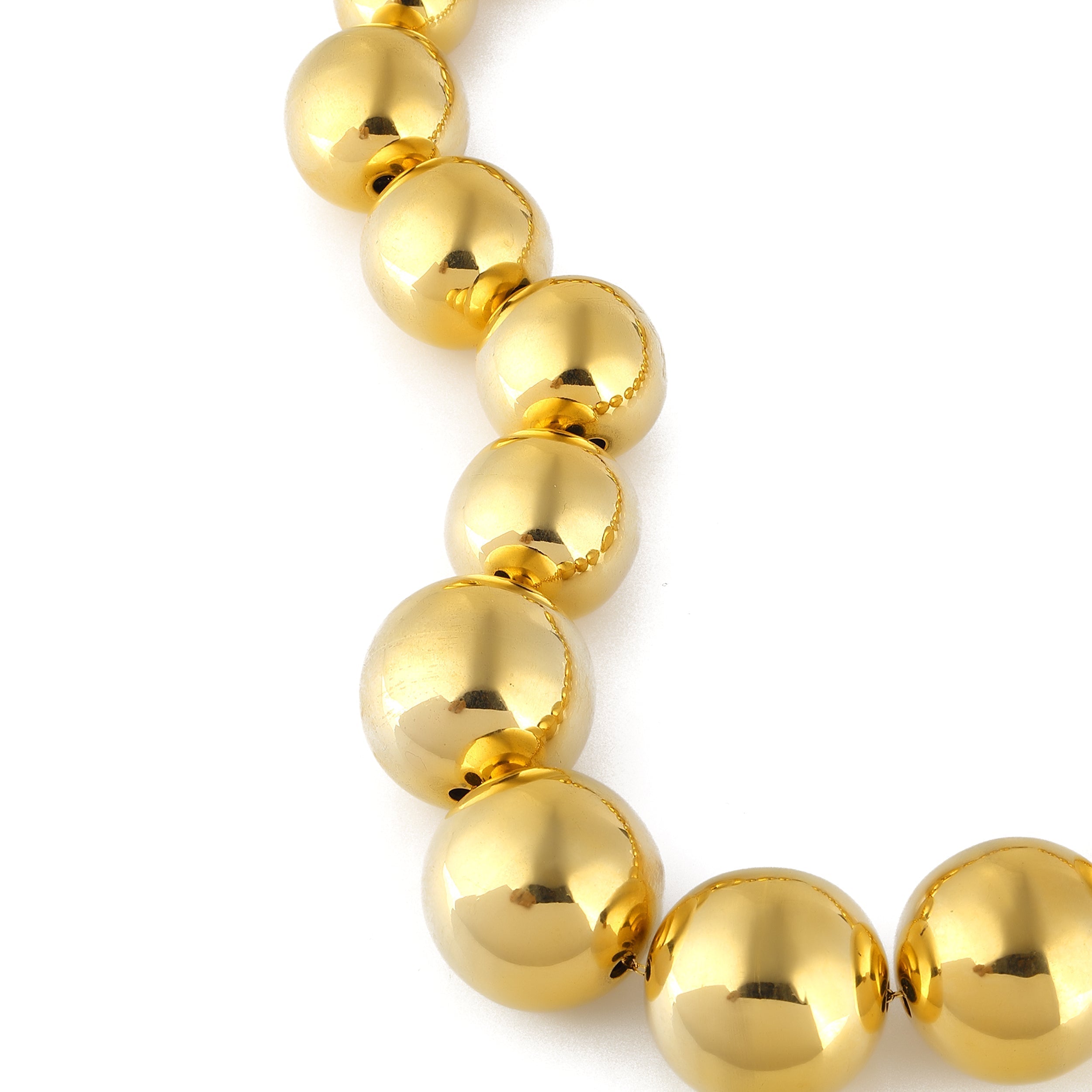 Luna Ball Necklace Small To Large Size Balls - 2