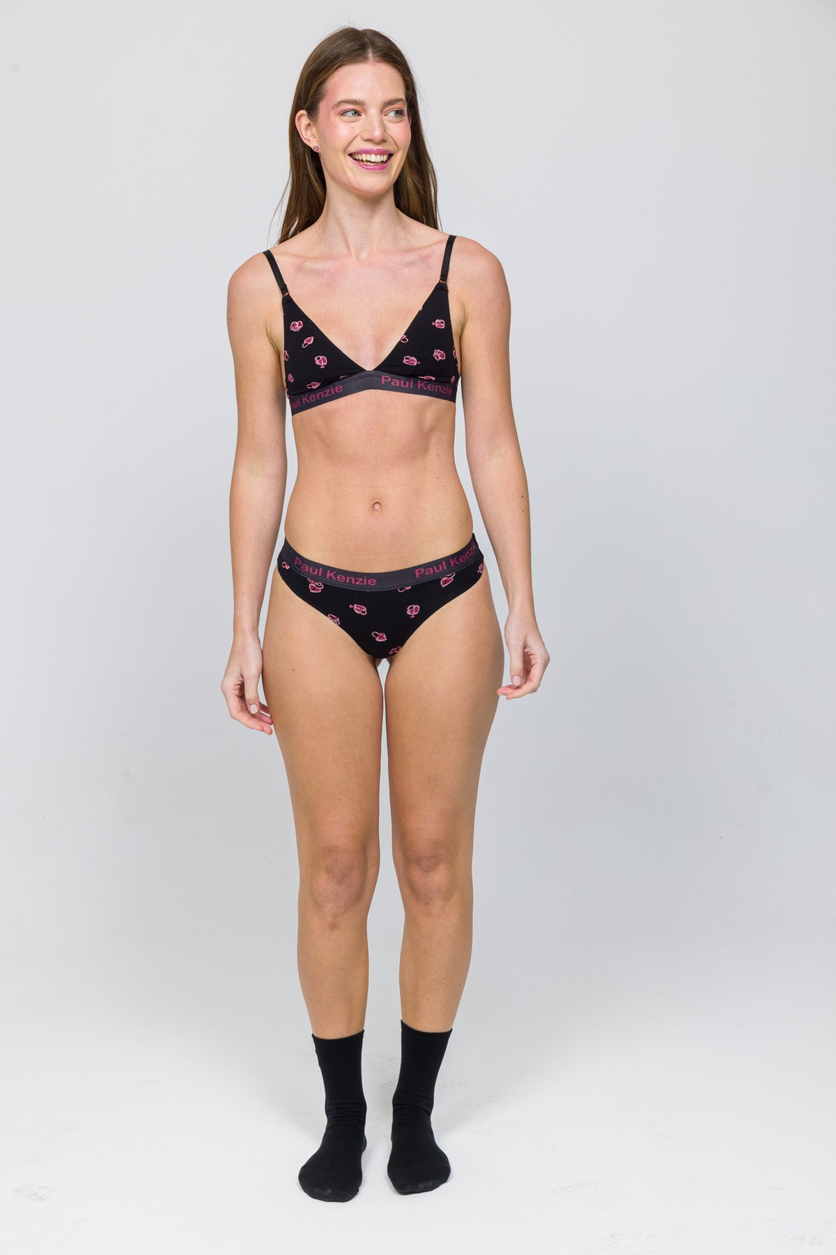 Desenli Kadın String Külot Valentine Collection Lovelock - 0