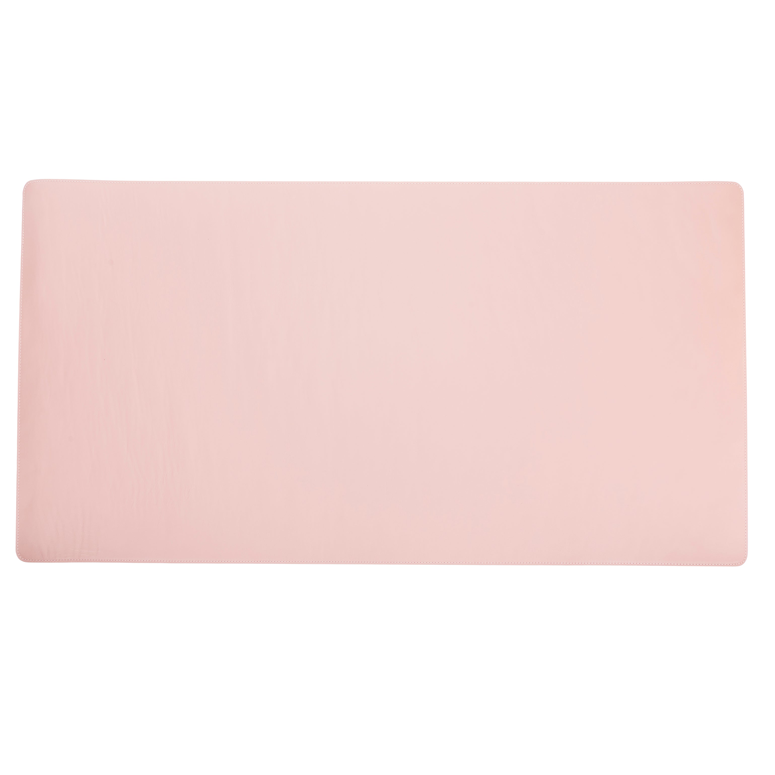Still & Silent – Pink Gerçek Deri Desk Mat Macbook Altlığı - 1