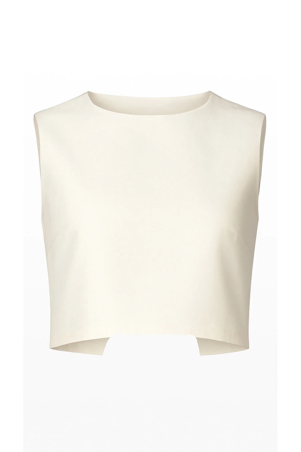 Sırtı Cut-Out Detaylı Ekru İnce Tafta Şık Top/Blouse - 1
