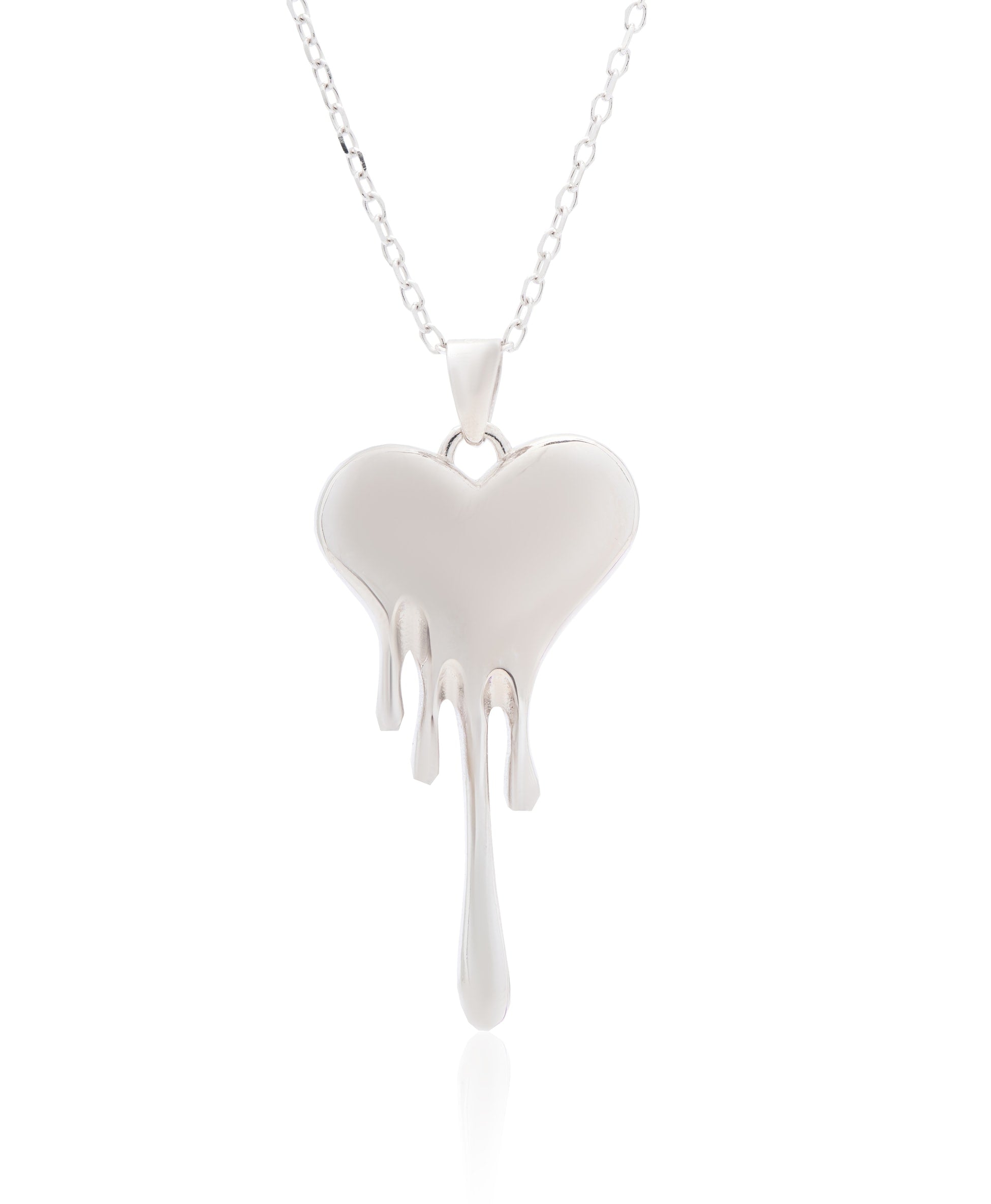 Melting For You 925 Ayar Gümüş Kalp Kolye - 2
