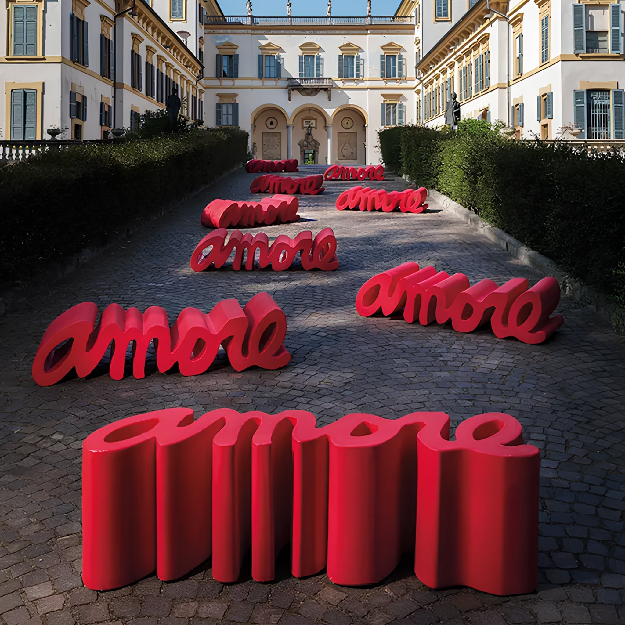 Amore Kırmızı Bench - 3