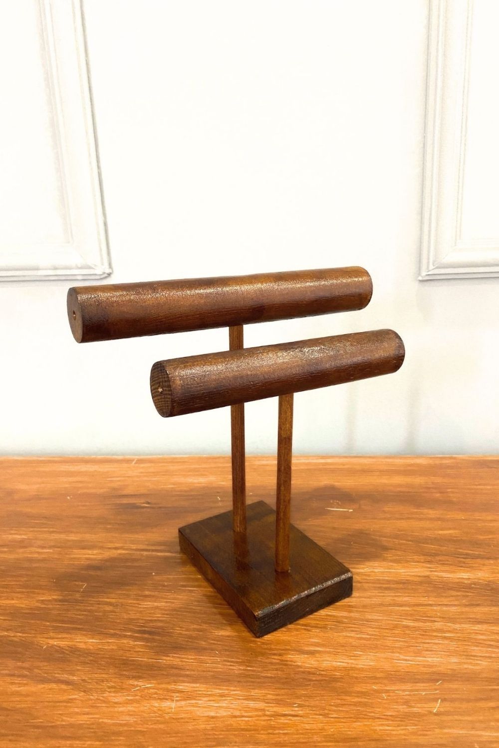 Ahşap Takı Standı, İki Kademeli Aksesuar Düzenleyici - 3