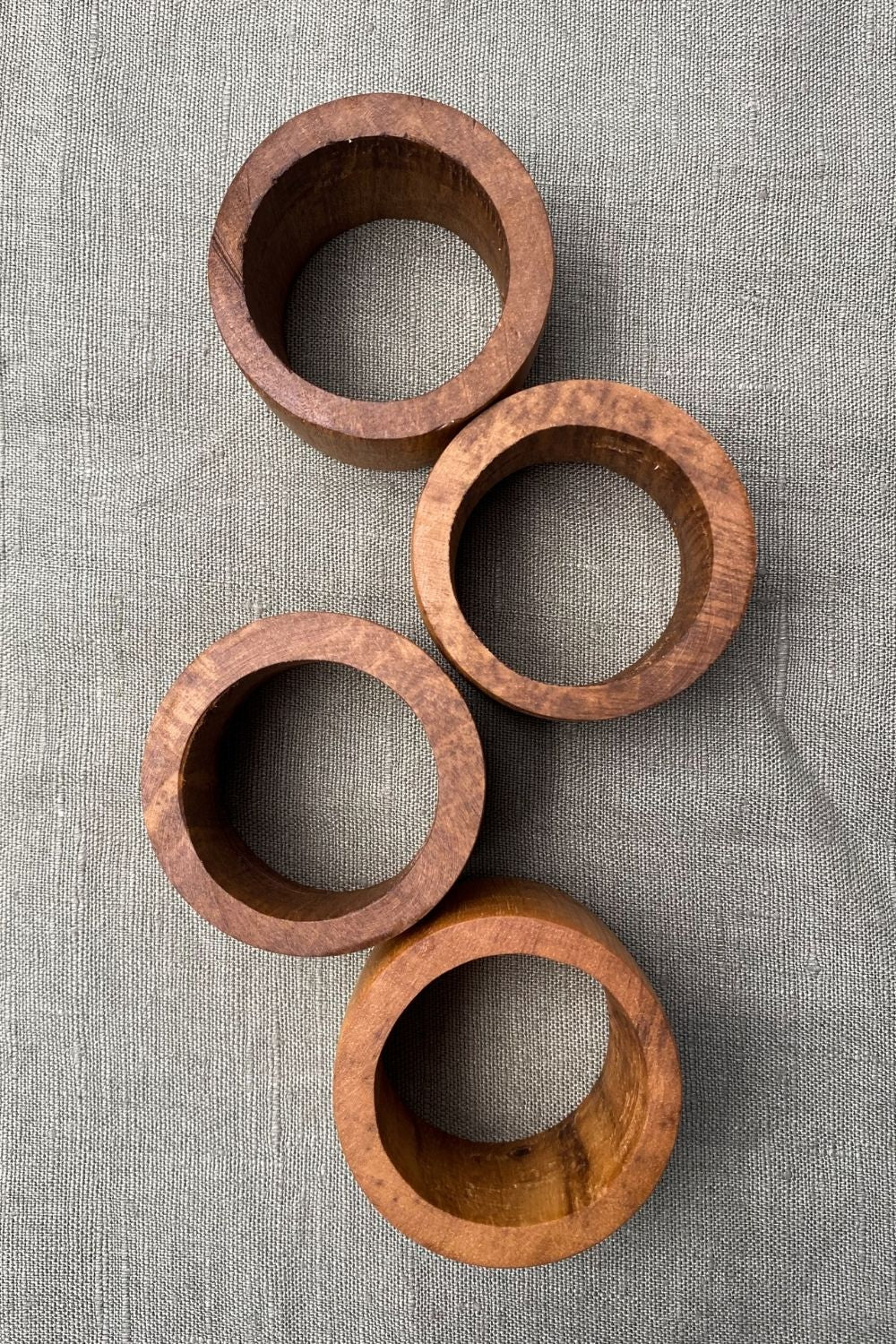 Ahşap Peçete Halkası 4'lü - Il - 5
