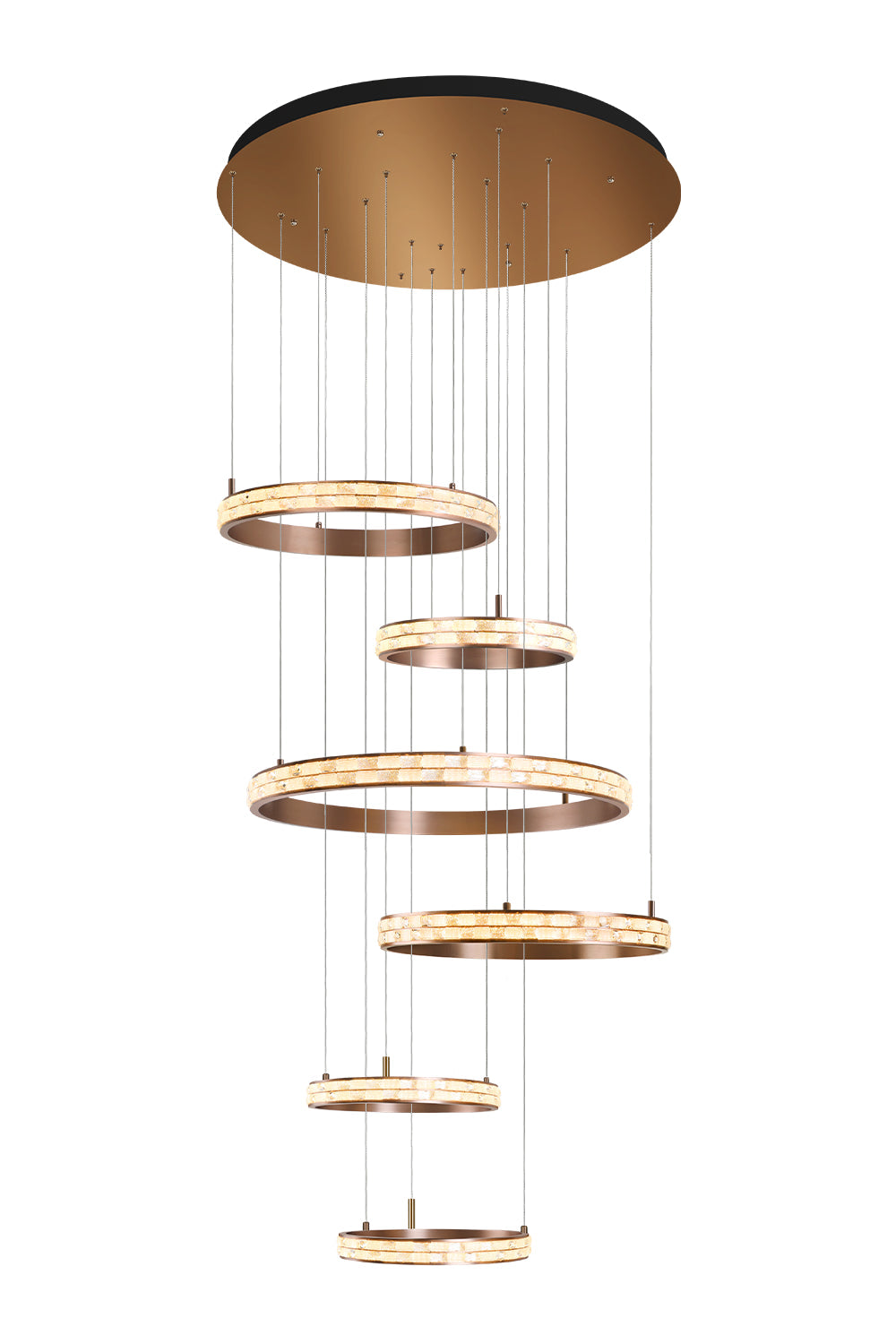 Sakit 6l Bronz D80+60*2+40*3 Cm Led 485w - 0