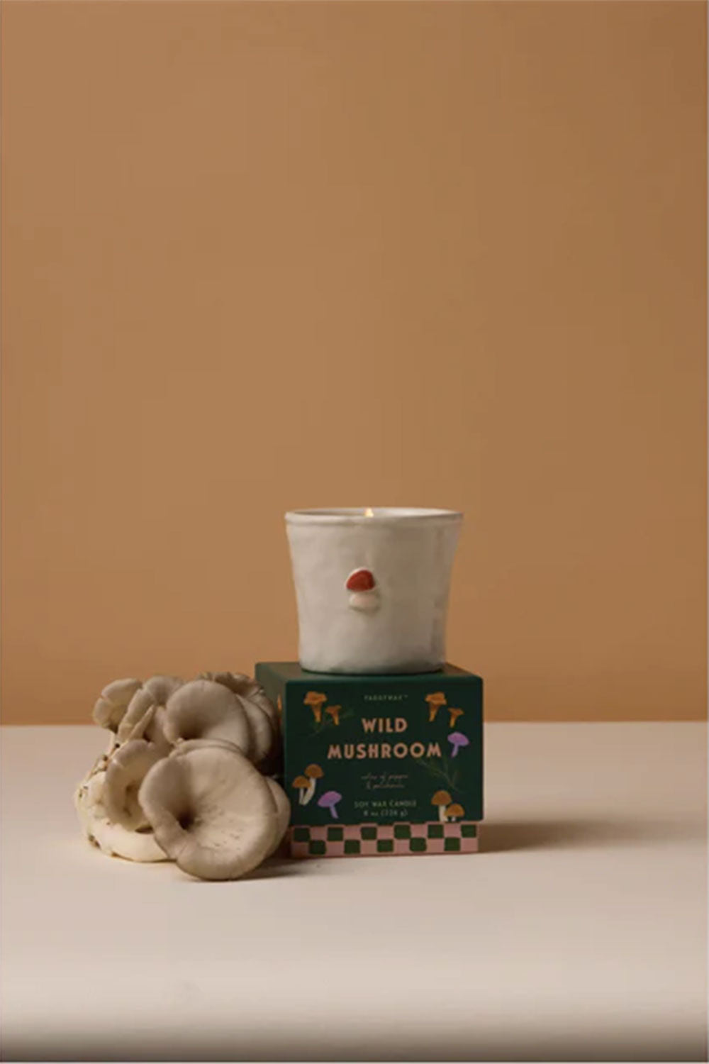 Bistro Range Seramik Candle - Mushroom 226 Gr. Mum - 2