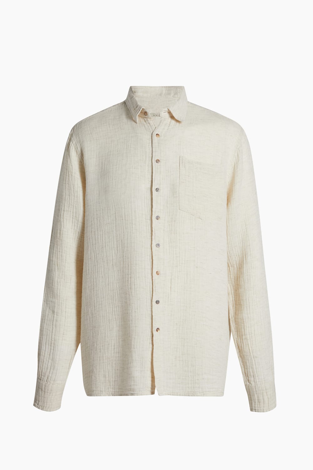 Crinkle Linen Erkek Gömlek - 1