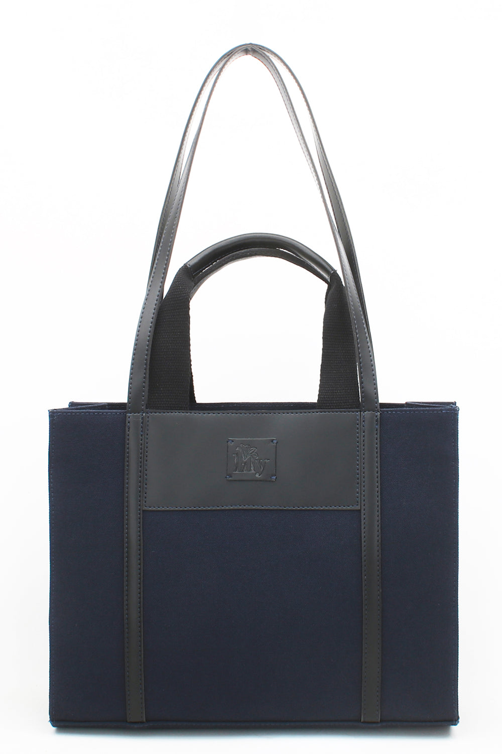 Navy Canvas Tote Bag - 1