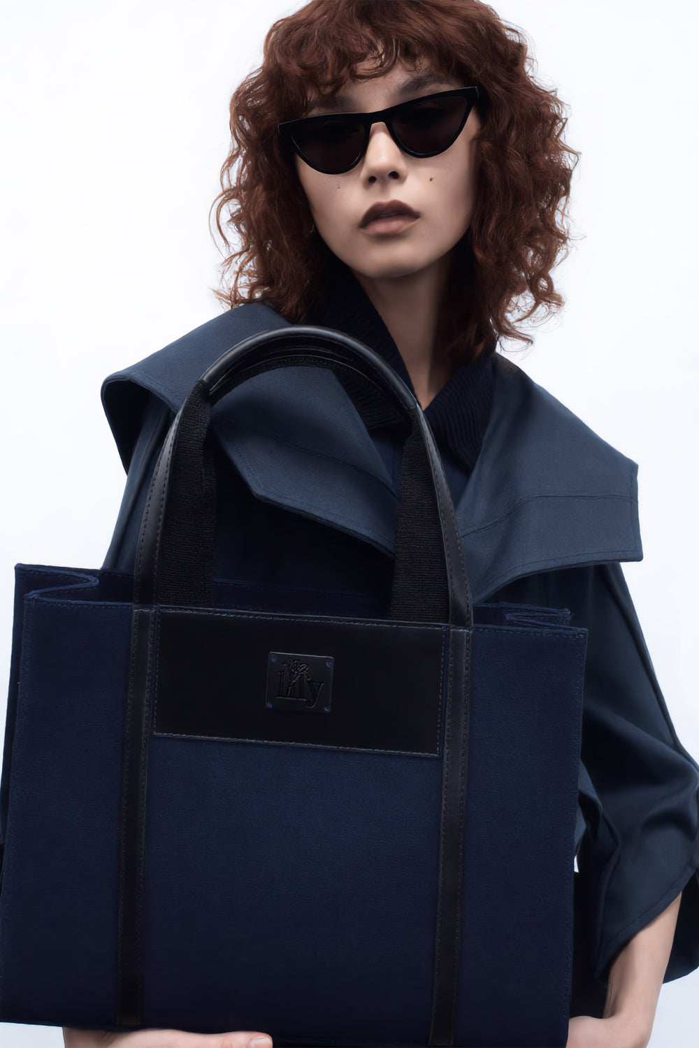 Navy Canvas Tote Bag - 2