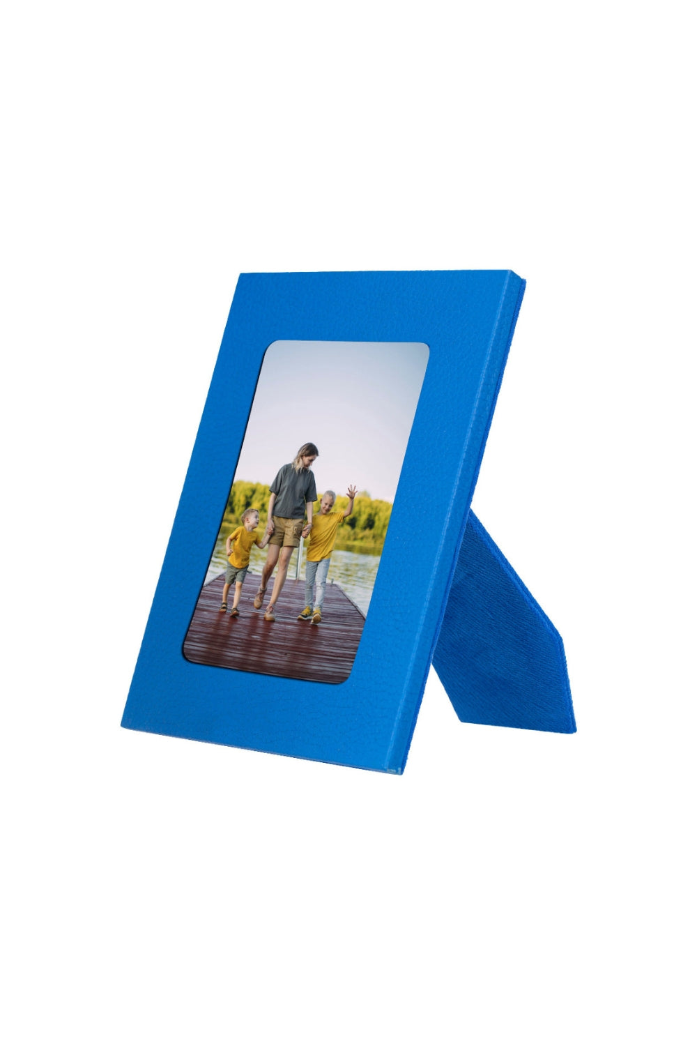 Bloomframe Cyan– Hakiki Deri Fotoğraf Çerçevesi - 0