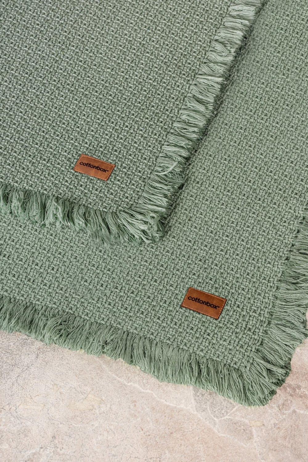 Bath Rug Set Yeşil 75x125 60x90 - 1