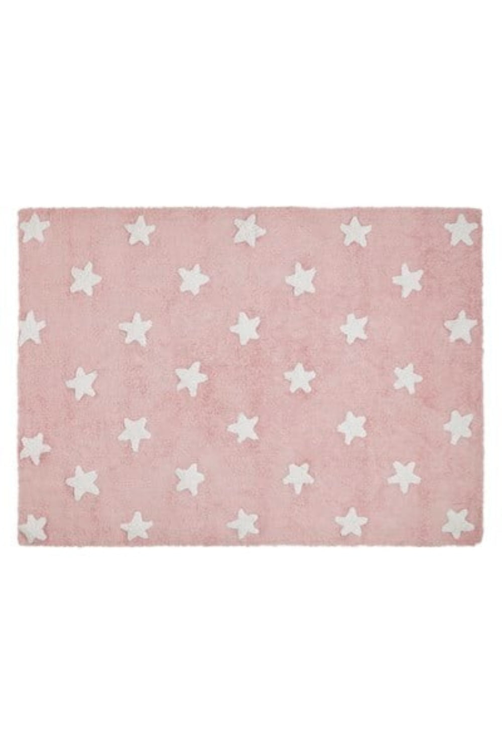 Stars Çocuk Odası Halısı Pembe/Beyaz - 0