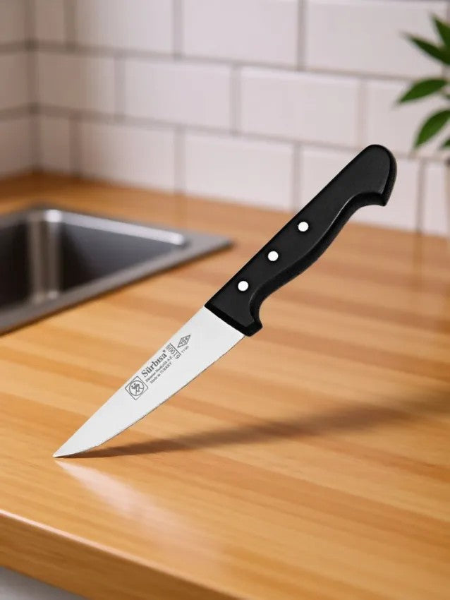 Sürmene Et Kasap Bıçağı 24 Cm Pimli Paslanmaz Çelik Kemik Sıyırma Doğrama Kesim Bıçağı Sürbisa 61008 - 0