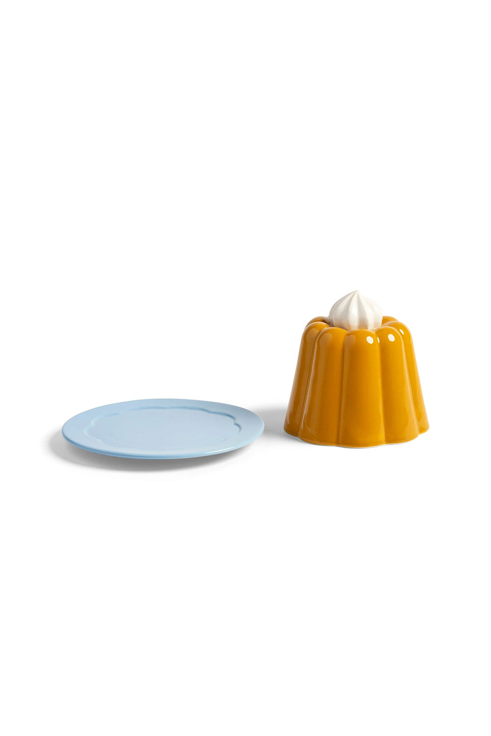 Puding Formunda Sarı Saklama Kabı - 1