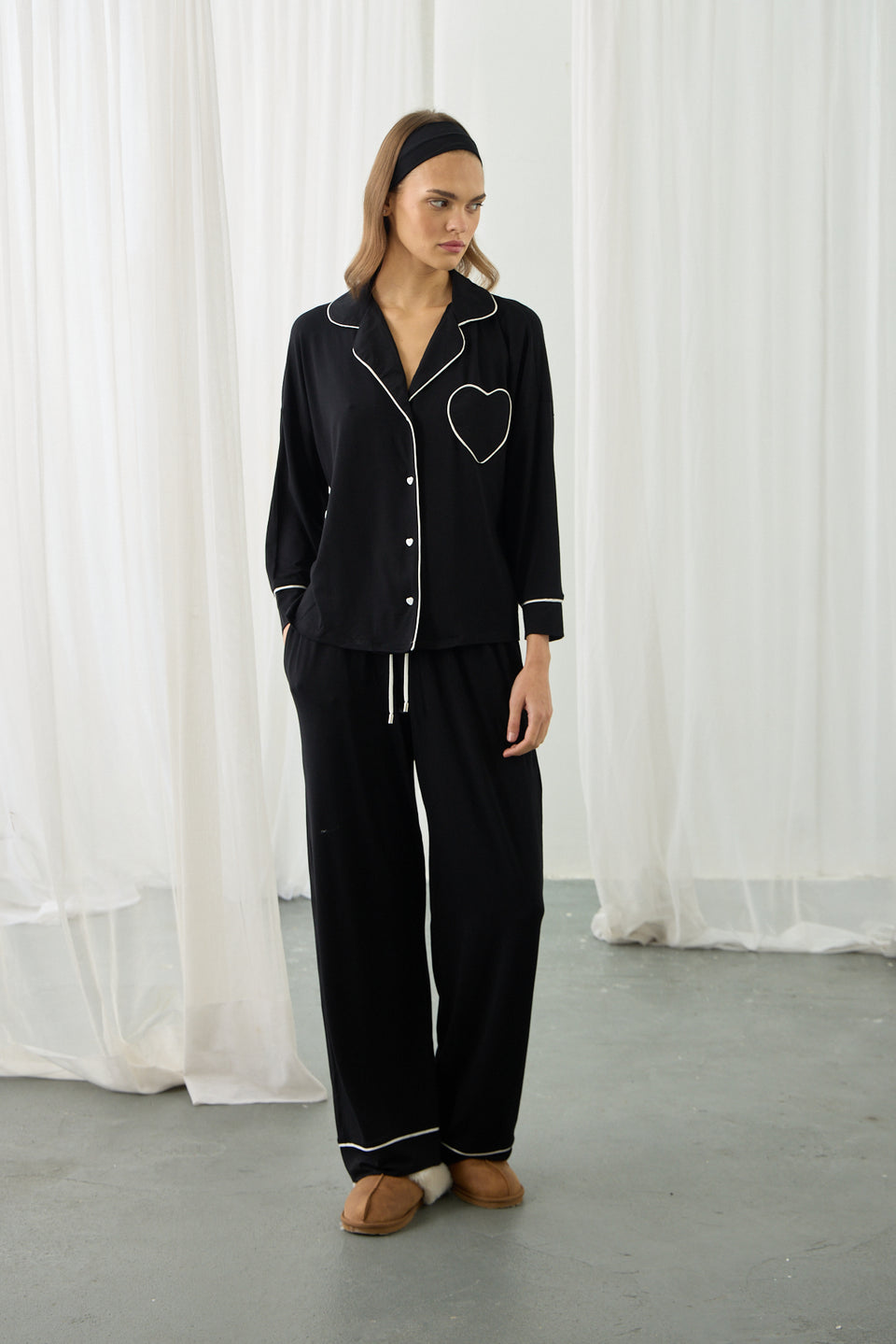Liquide Amour Pyjama Top & Pants Set - 0