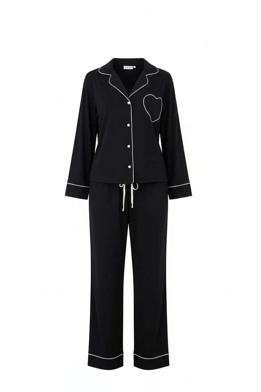 Liquide Amour Pyjama Top & Pants Set - 2
