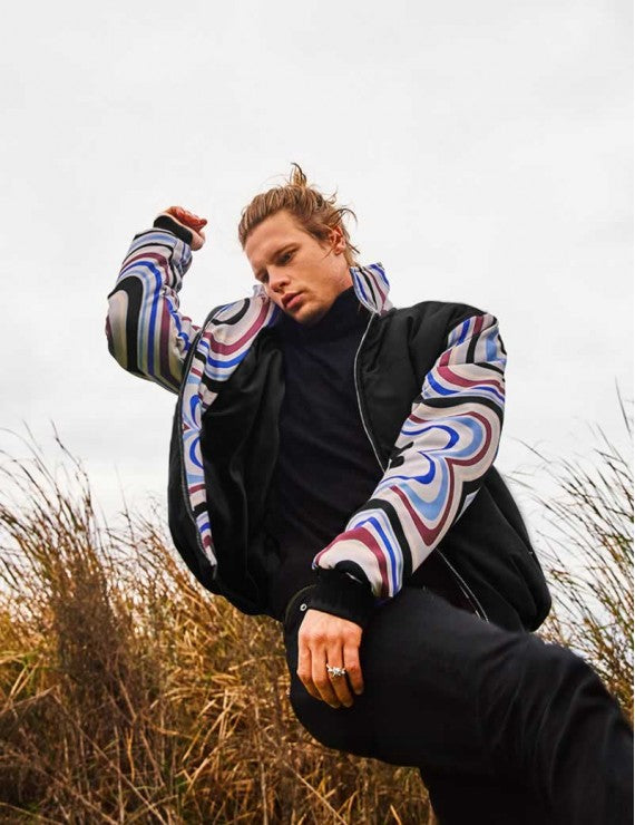 Psychedelic Feelings Bomber Jacket - 0