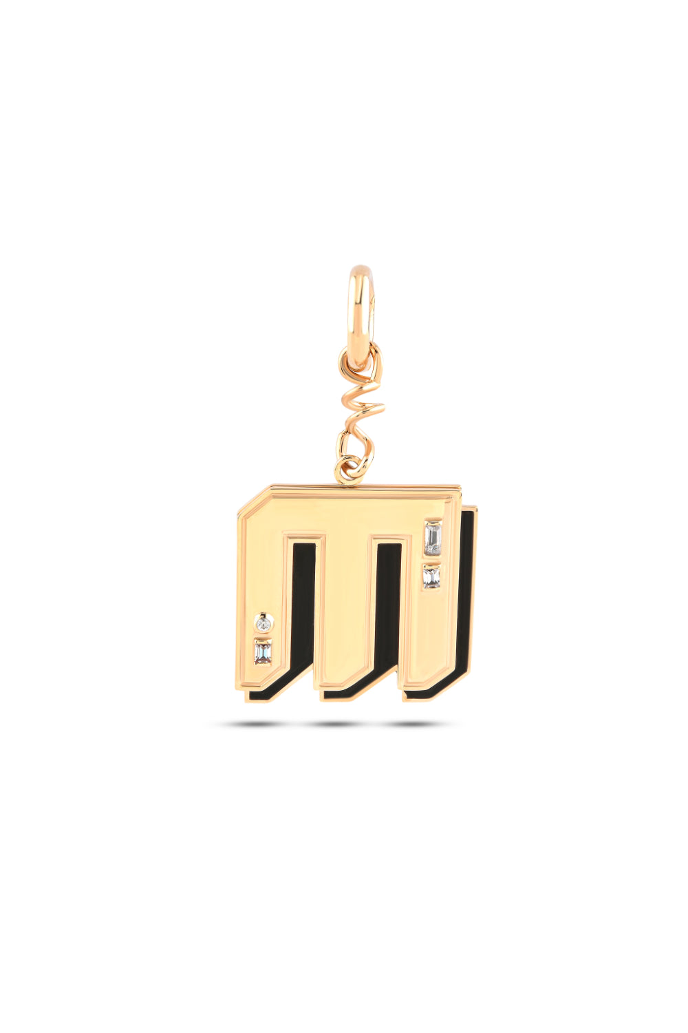 Say It Letter Charm- M - 0