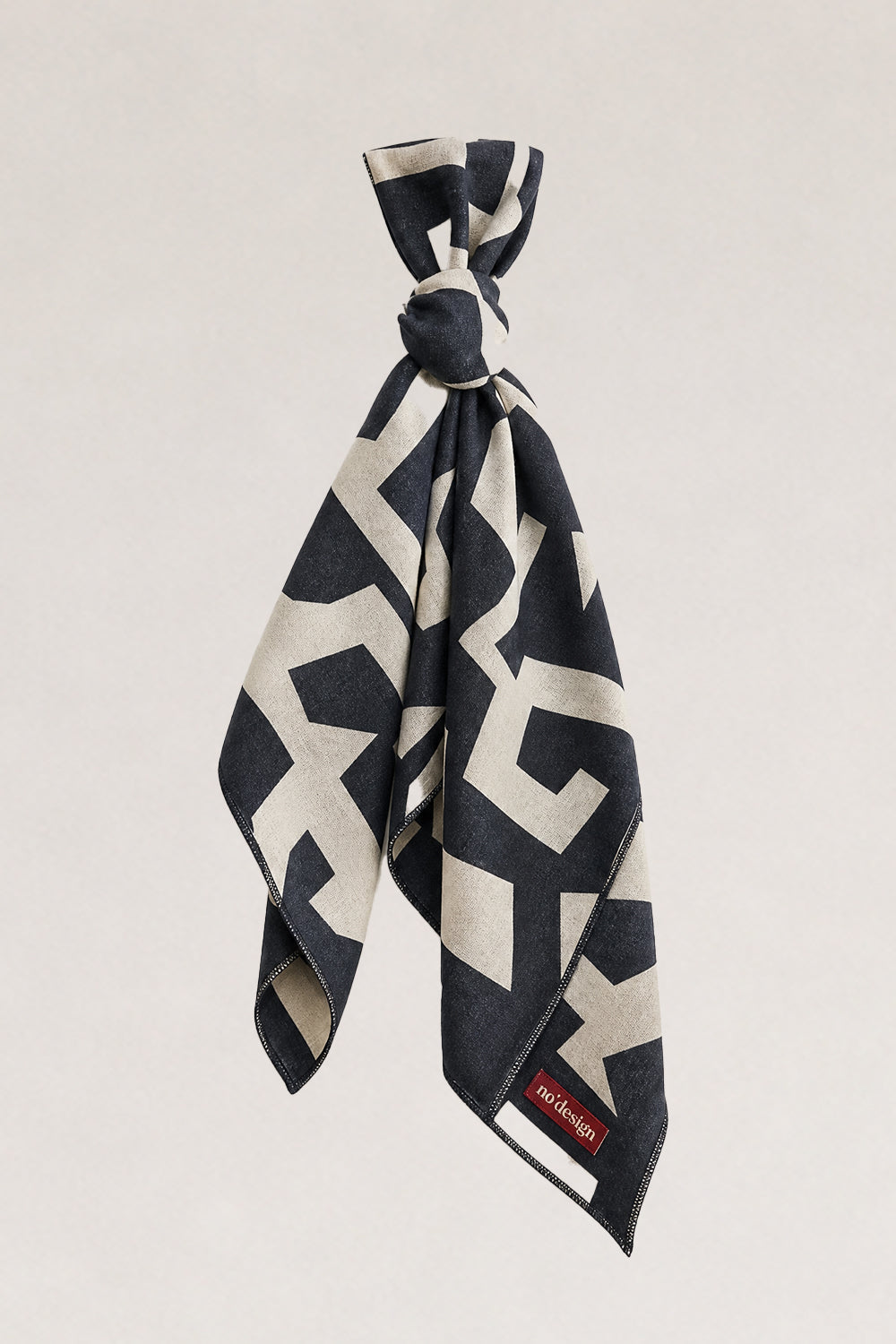 Geometrik Desenli Fular Bandana - 0