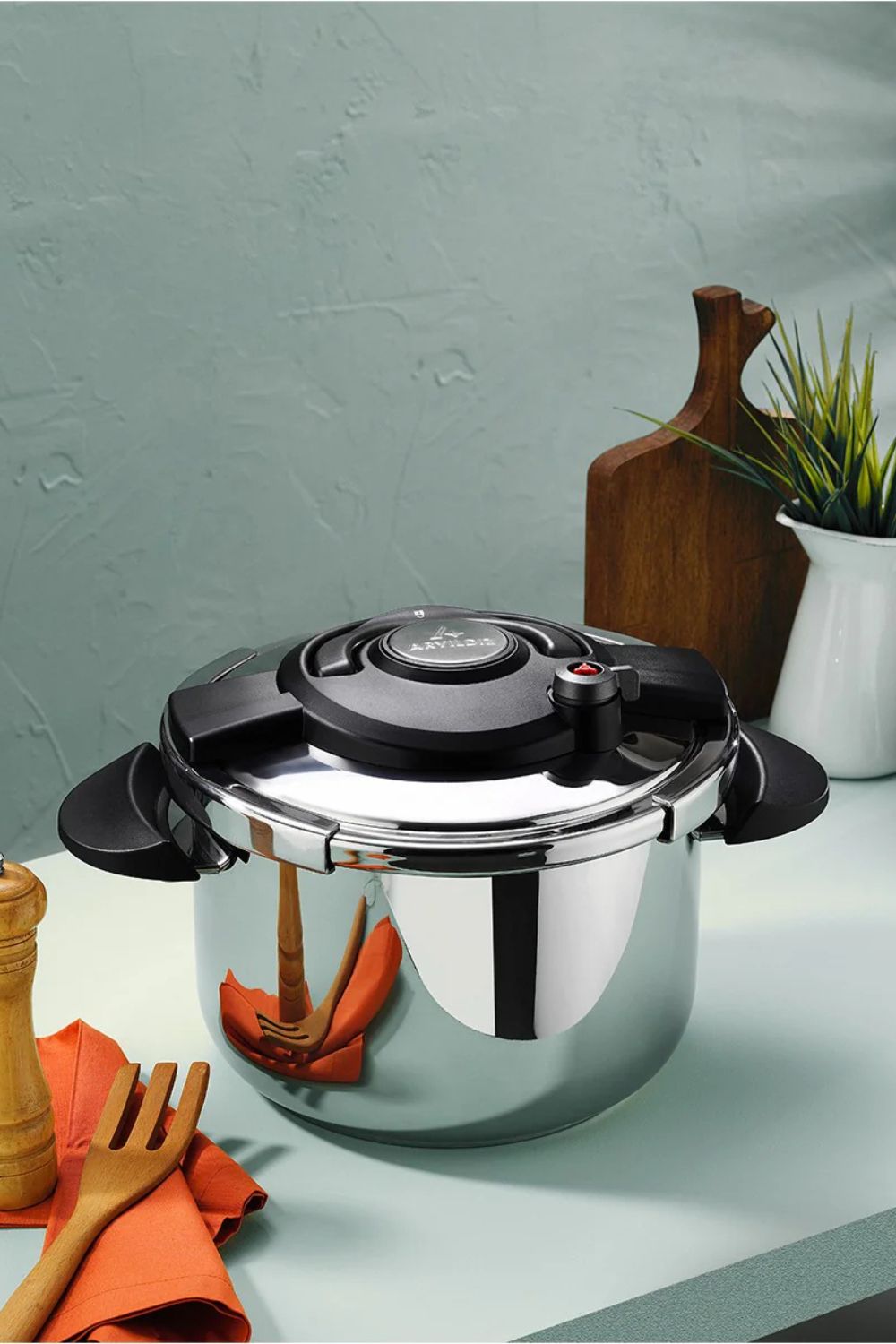 Aryıldız Touch & Cook Düdüklü Tencere 12 Litre Ar263280 - 0
