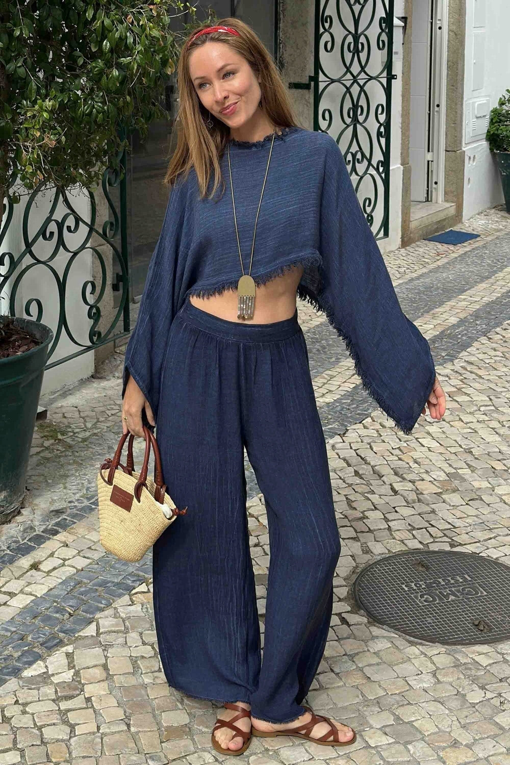 Keten Navy Bluz - 1