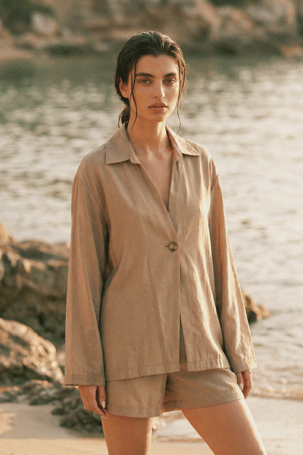 Noa Devetüyü Şort - 1