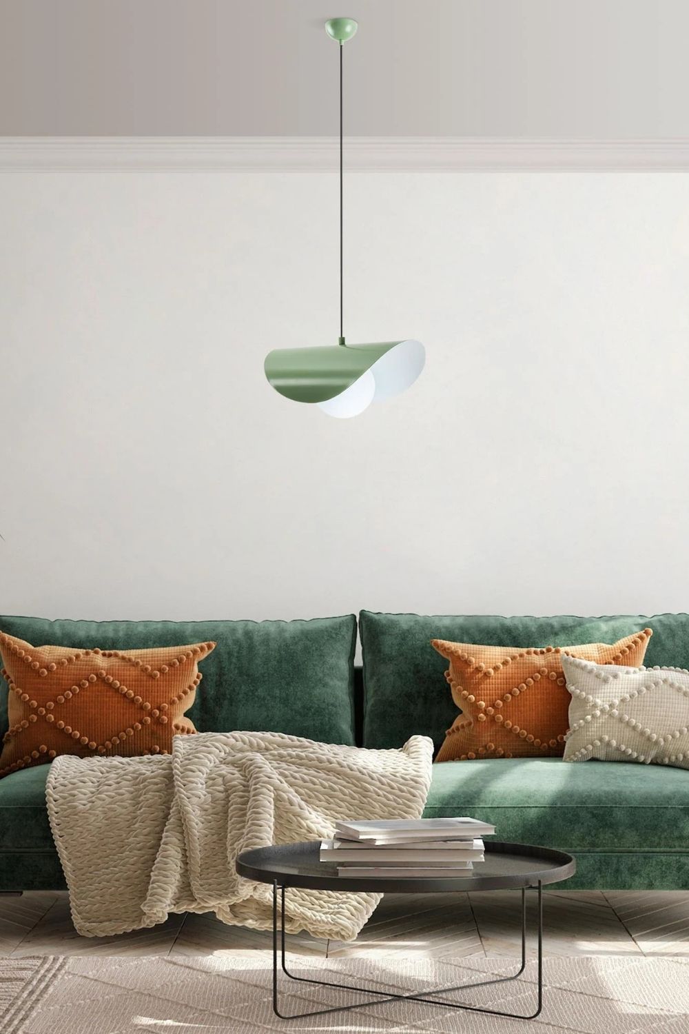 Marble 2866 Mint Yeşili Cam Sarkıt Aydınlatma - 4