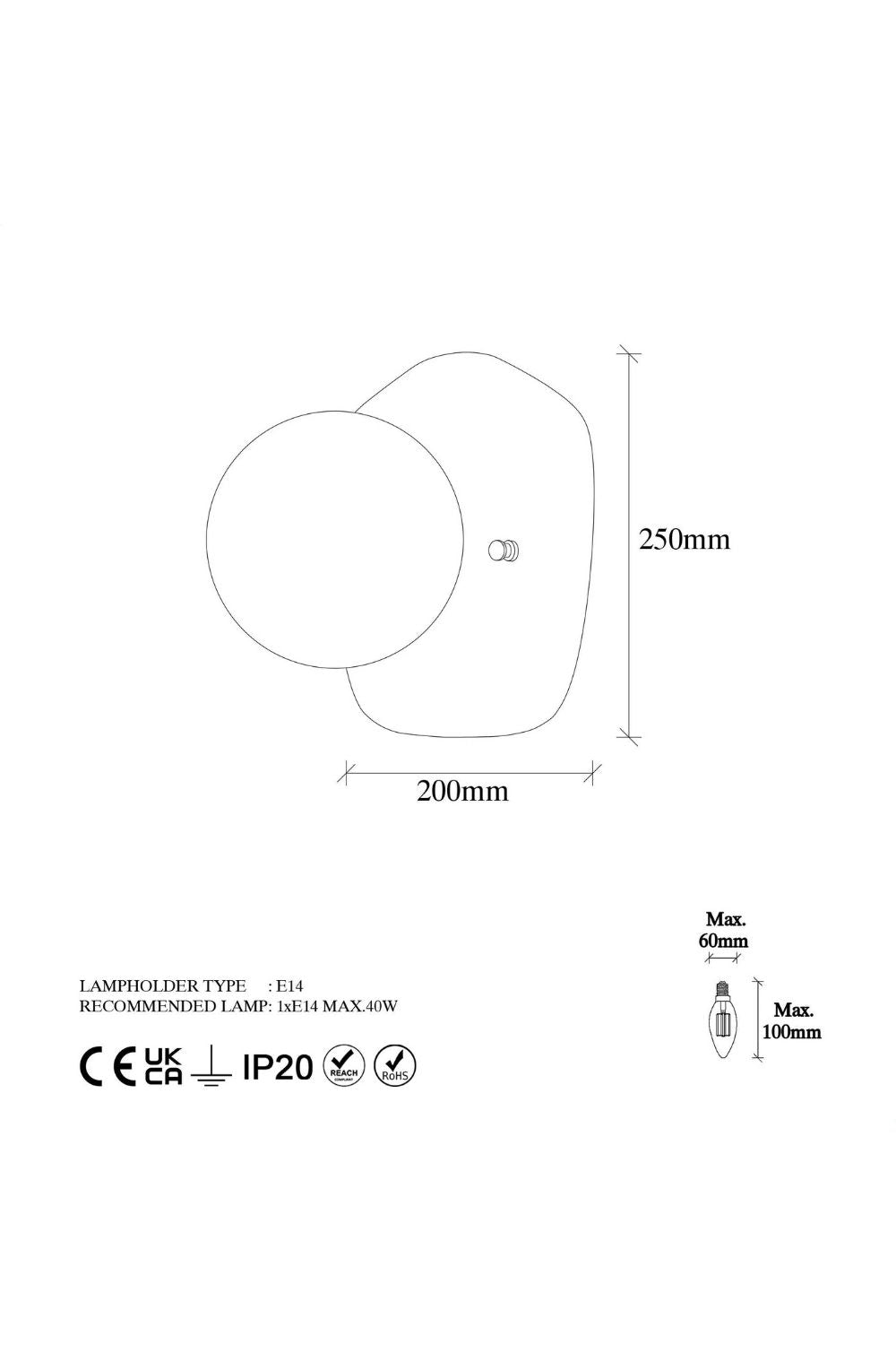 Io 11680 Cam Aplik Duvar Aydınlatma - 4