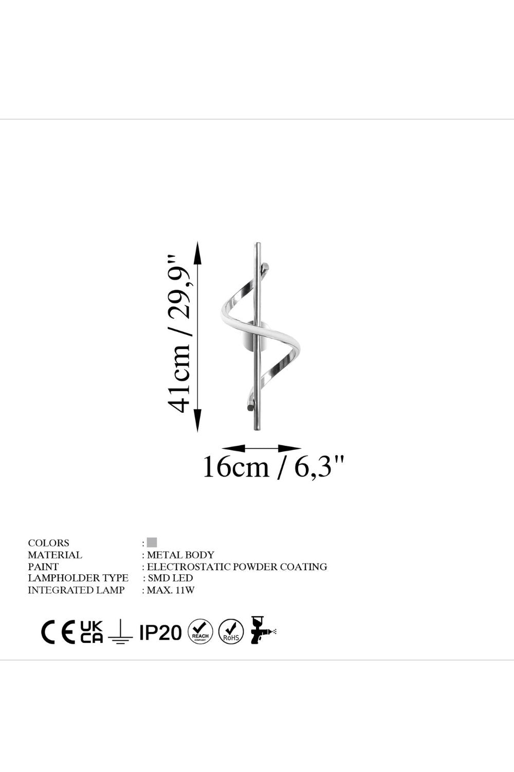 Jasminara 13513 Led Aplik Duvar Aydınlatma - 5