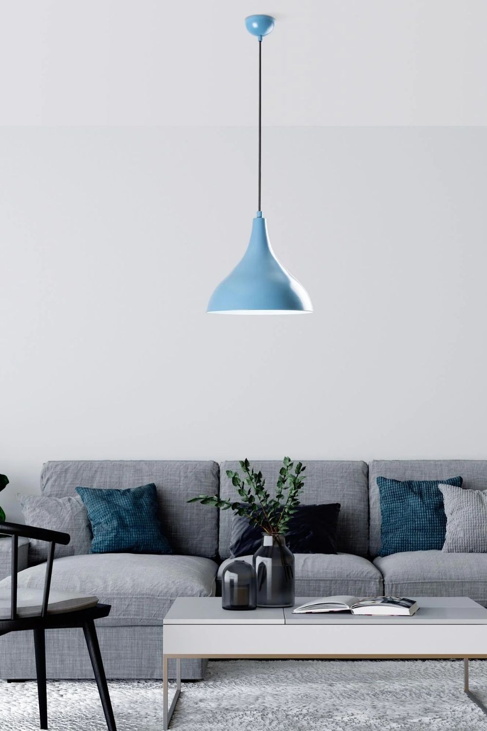 Ibexara 1395 Açık Mavi Sıvama Sarkıt Aydınlatma - 4