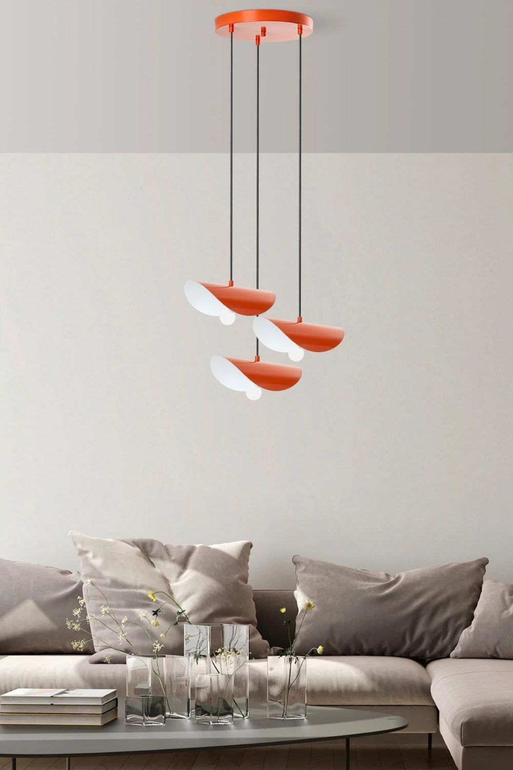 Flamara 964 Turuncu Sıvama Sarkıt Aydınlatma - 6