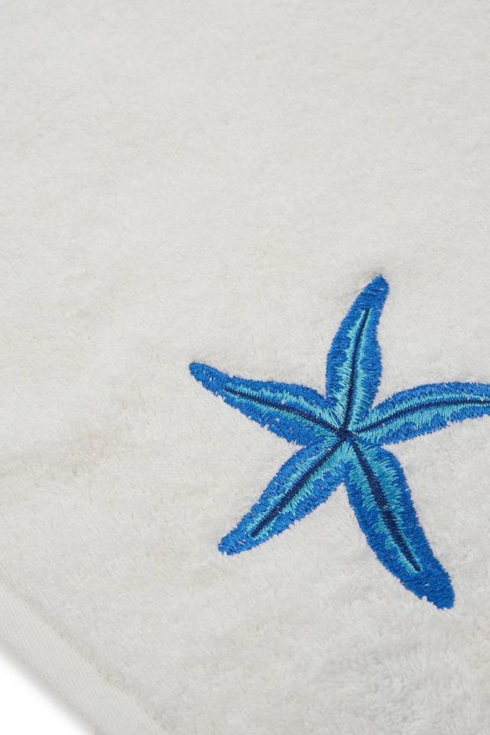 Deniz Yıldızı İşlemeli Pamuk El Havlusu - 2