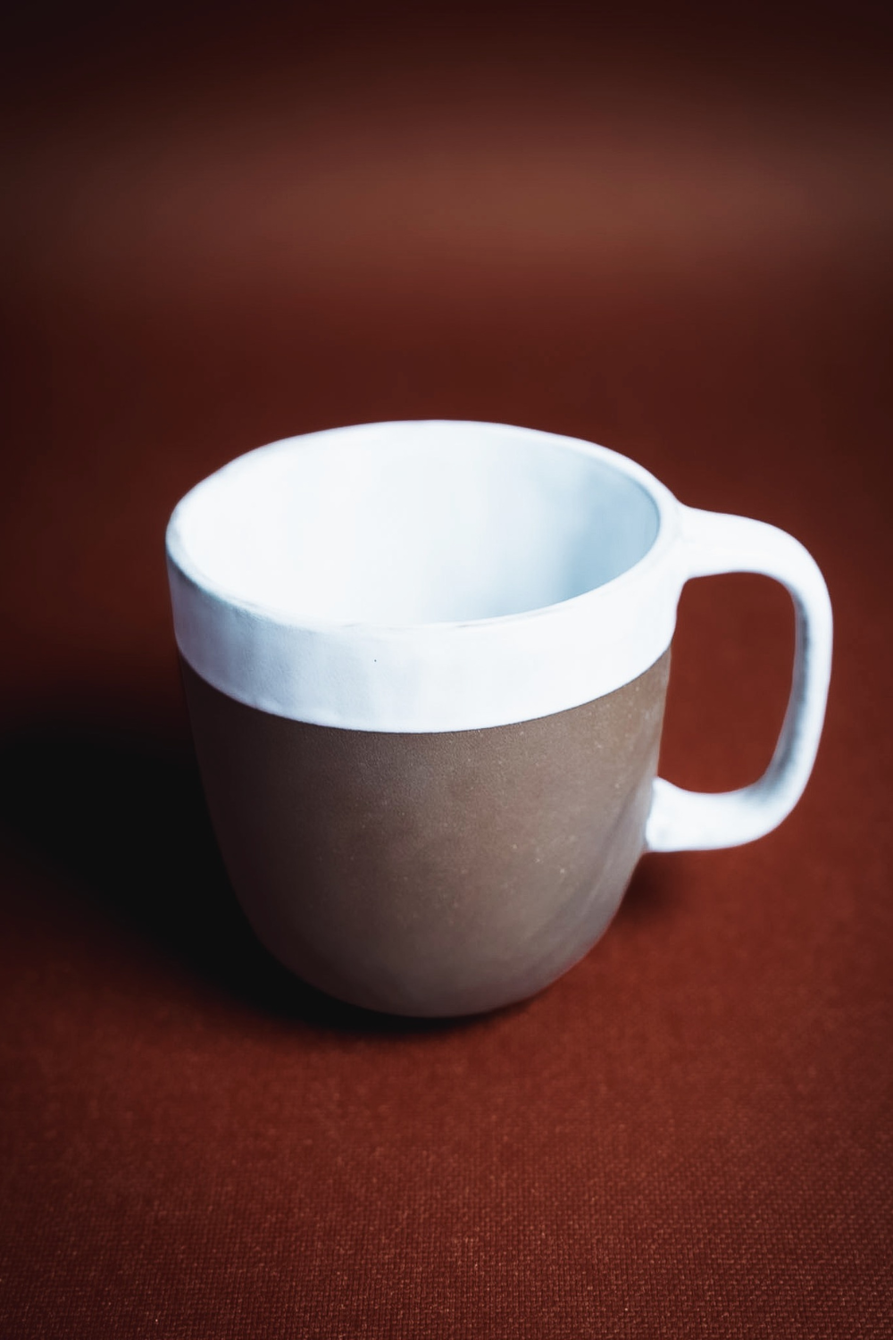 Gibson Stoneware Bardak – Kahve & Beyaz - 4