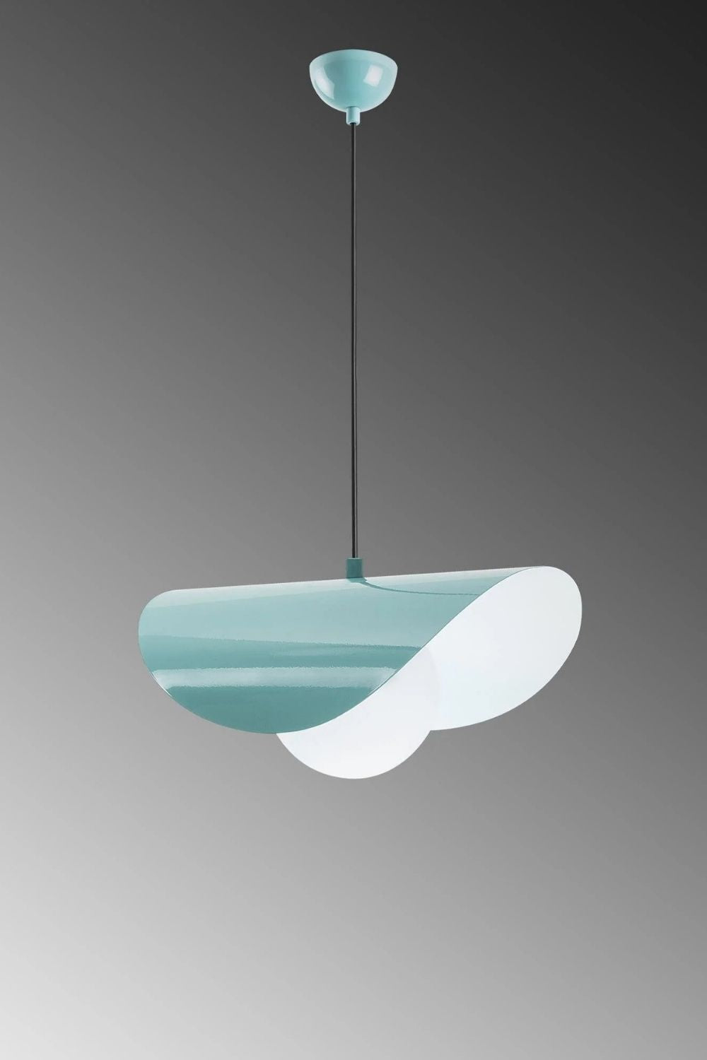 Marble 2866 Turkuaz Cam Sarkıt Aydınlatma - 1
