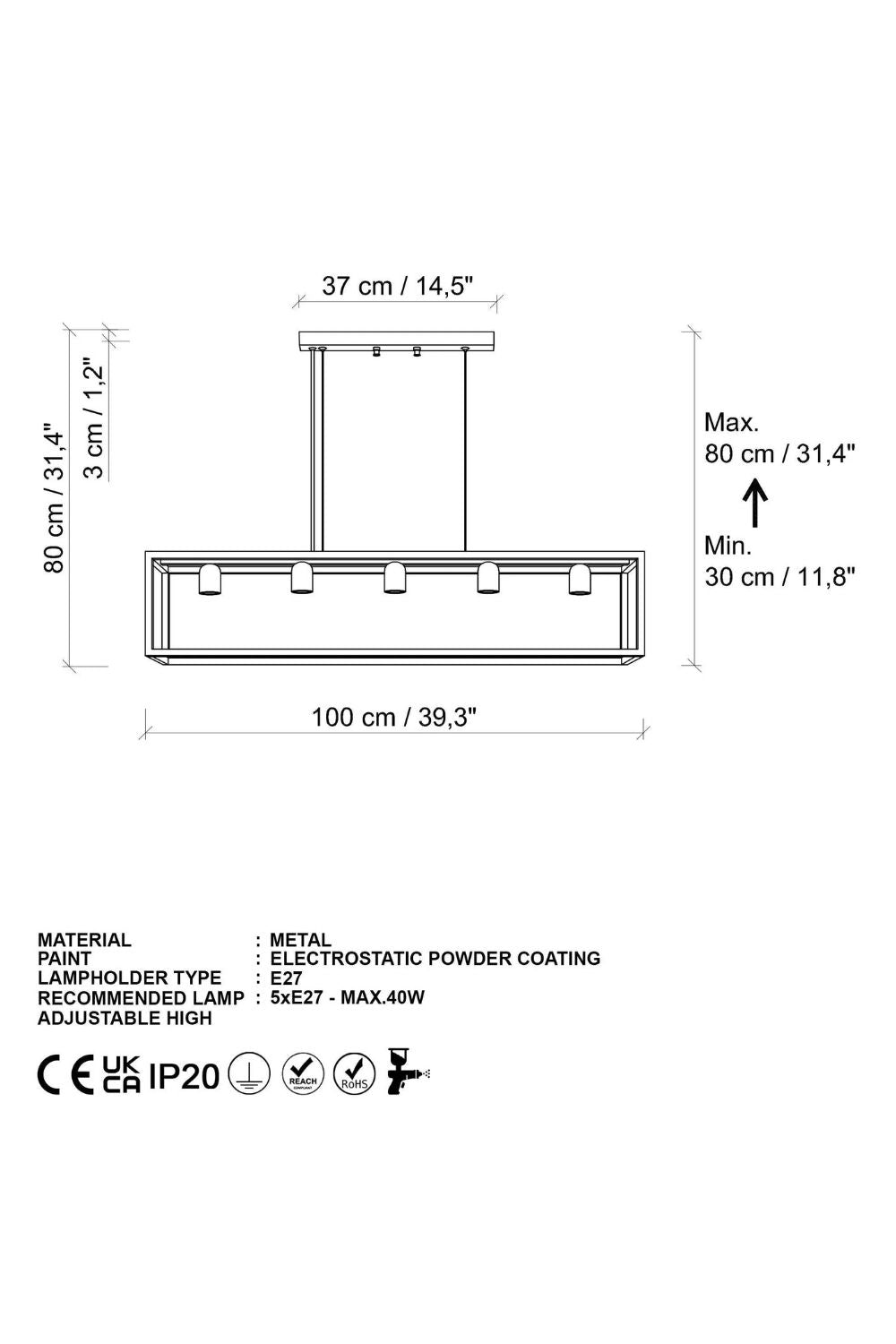 Pine 13749 Rustik Avize Aydınlatma - 7