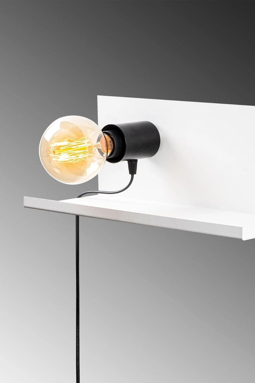 Brookara 501 White Black Rustik Aplik Duvar Aydınlatma - 2