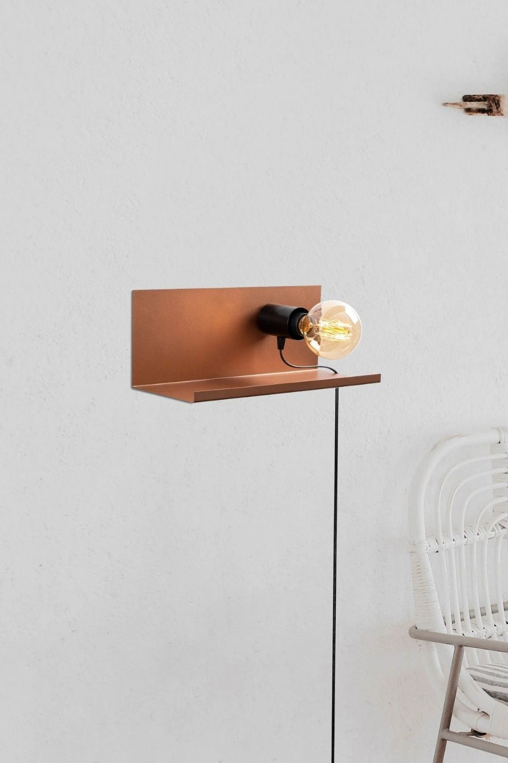 Brookara 501 Copper Black Rustik Aplik Duvar Aydınlatma - 4