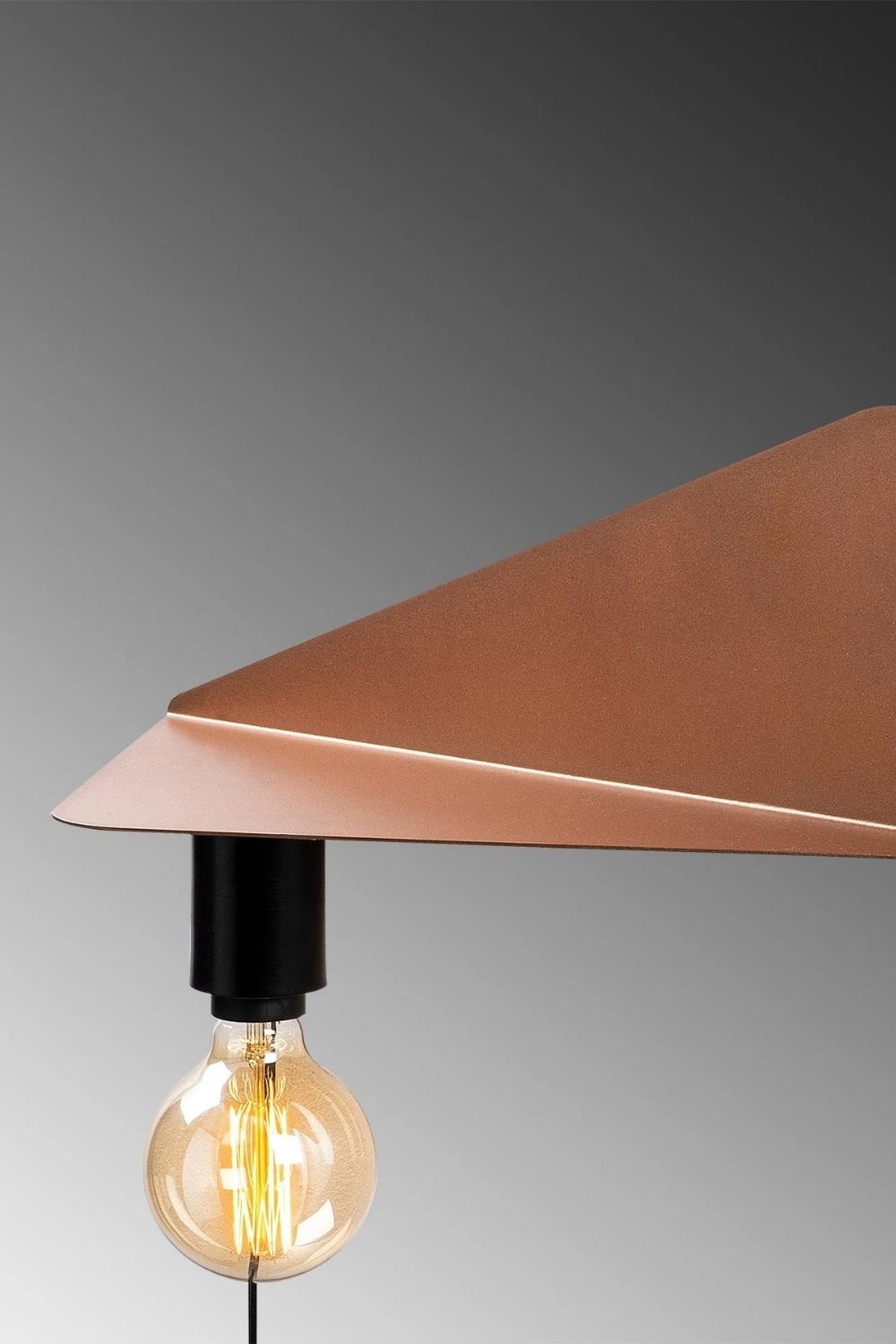 Geranara 502 Copper Black Rustik Aplik Duvar Aydınlatma - 1