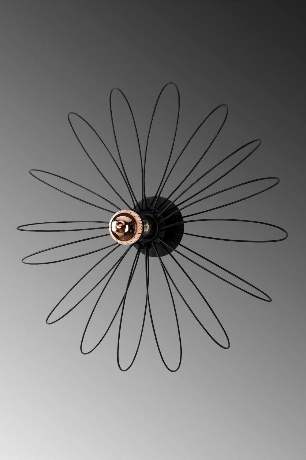 Corona 707 Black Tel Aplik Duvar Aydınlatma - 1