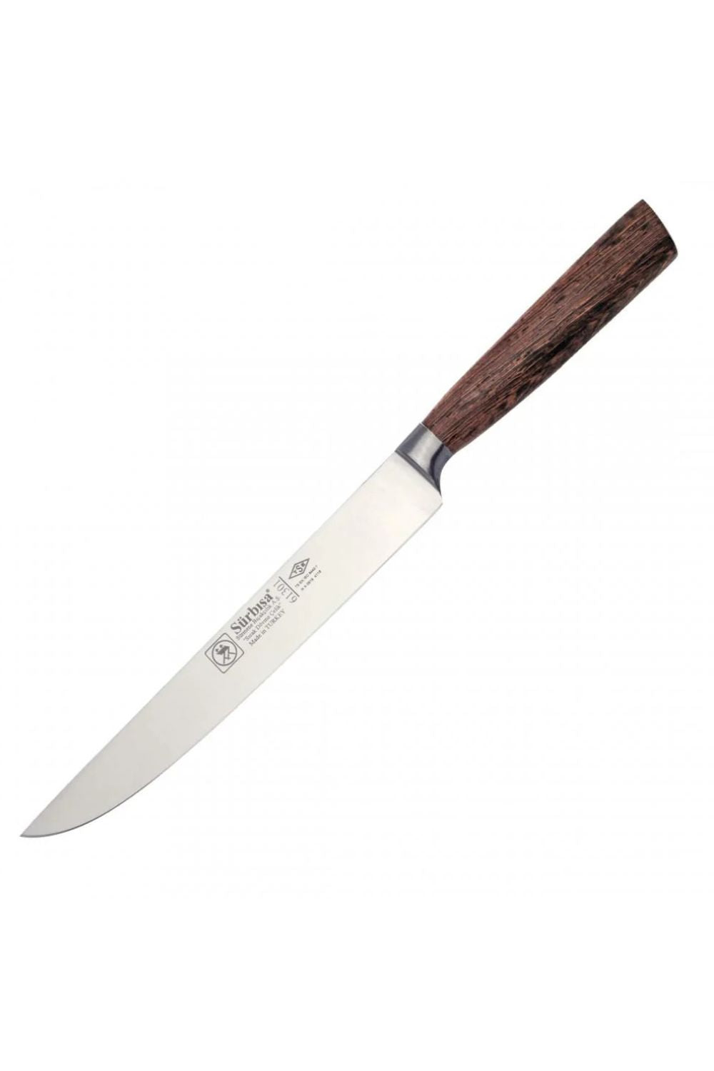 Sürmene 61301 Sıcak Dövme Mutfak Bıçağı Zeytin Saplı Ahşap 21 Cm - 0