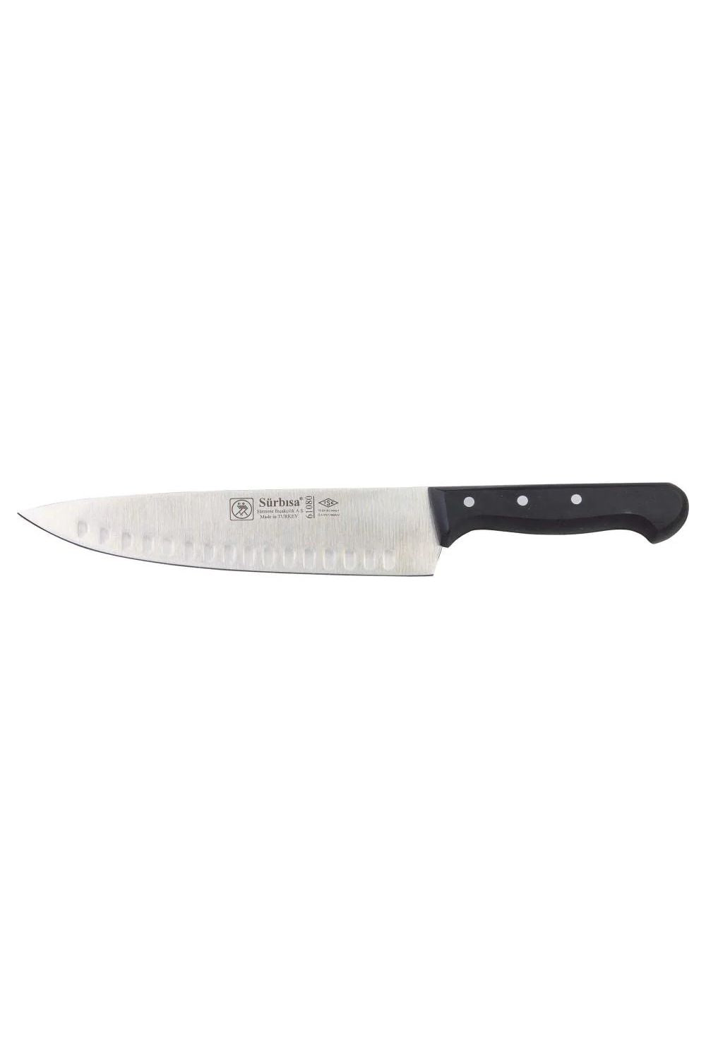 Sürmene 61080 Oluklu Şef Aşçı Bıçağı 20 Cm - 0