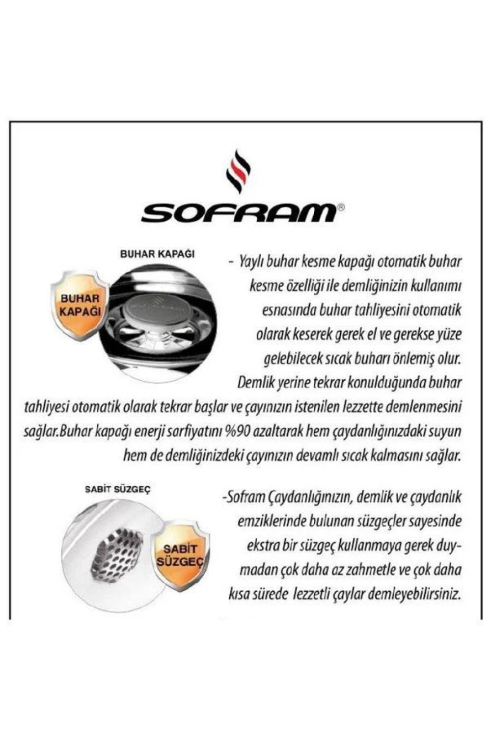 Soft Orta Boy Çelik Çaydanlık 160 Medium Size - 2