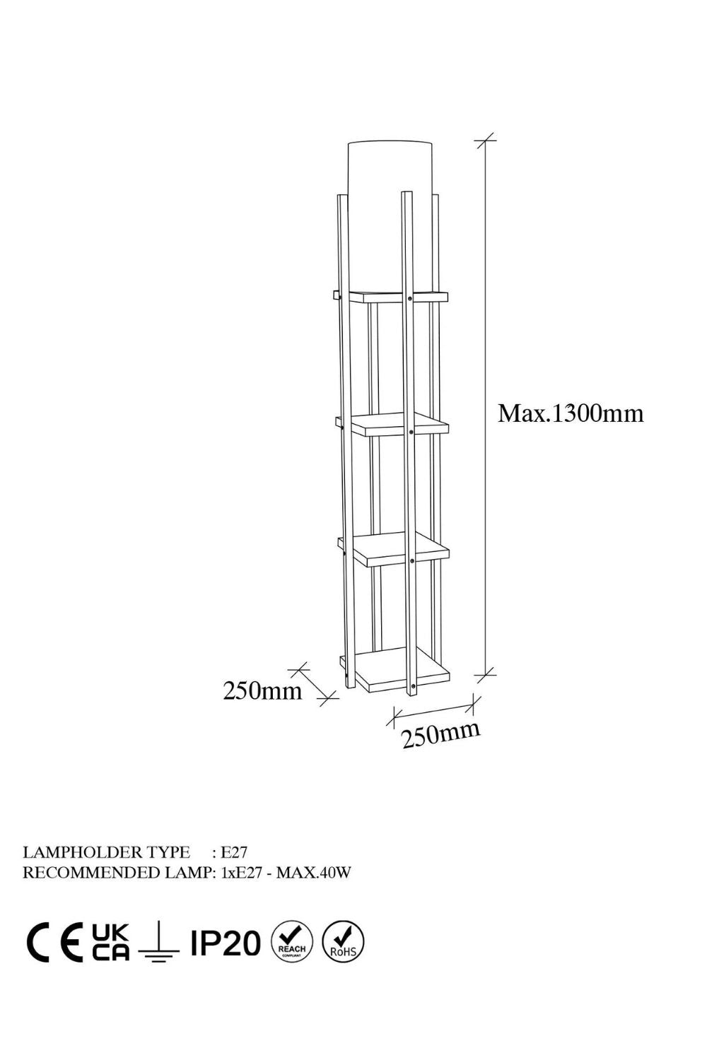 Shelflamp-7118 Abajur Lambader Aydınlatma - 5